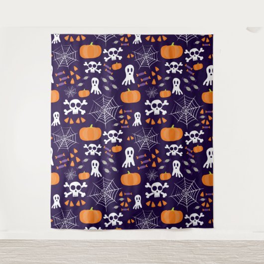 Tenture Motif amusant d'Halloween (Devant)