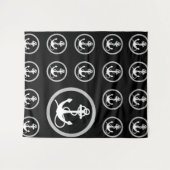 Tenture Motif Ancre (Devant (Horizontal))