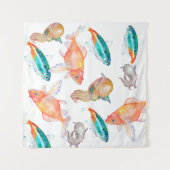 Tenture Motif animal marin (Devant (Horizontal))