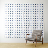 Tenture Motif Aquamarine (En situation (horizontale))