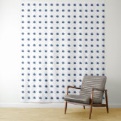 Tenture Motif Aquamarine (En situation)