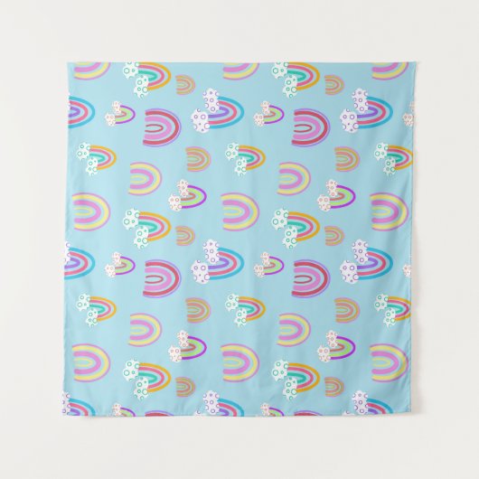 Tenture Motif arc-en-ciel (Devant (Horizontal))