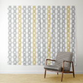 Tenture Motif argent et or (En situation (horizontale))