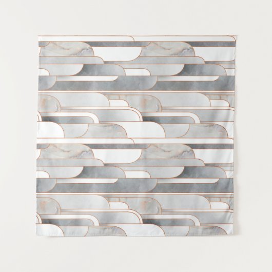 Tenture Motif art déco abstrait sans couture et texture (Devant (Horizontal))