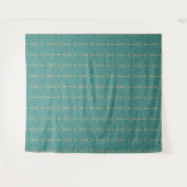 Tenture Motif Art Déco avec des formes géométriques dorées (Devant (Horizontal))
