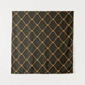 Tenture Motif Art déco Feuille classique (Devant (Horizontal))