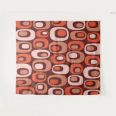 Tenture Motif atomique moderne du milieu du siècle (Devant (Horizontal))