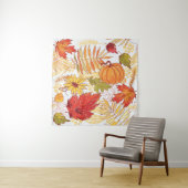 Tenture Motif automne (En situation)