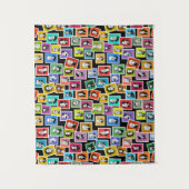 Tenture Motif avec portraits des plus grands compositeurs (Devant)