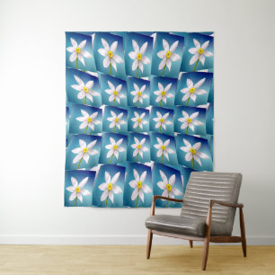 Tenture Motif blanc Narcissus