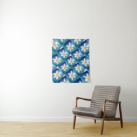 Motif blanc Narcissus