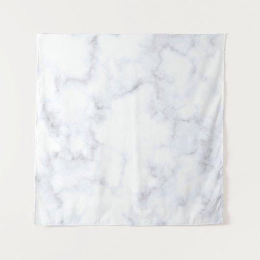 Tenture Motif blanc texture marbre (Devant)