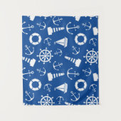 Tenture Motif bleu de mer (Devant)