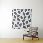 Tenture Motif bleu Guinée-Bissau (En situation (horizontale))