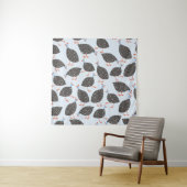 Tenture Motif bleu Guinée-Bissau (En situation)