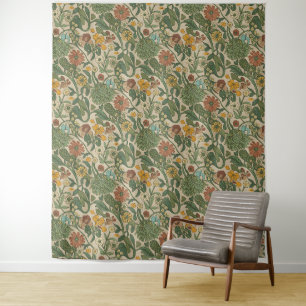 Tenture Motif botanique vintage transparent
