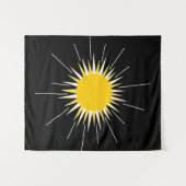 Tenture motif brillant brillant jaune clair (Devant (Horizontal))