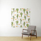 Tenture Motif, cactus, texture de sable, st mexicain (En situation)
