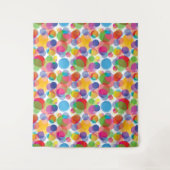 Tenture Motif circulaire coloré (Devant)