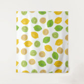 Tenture Motif citron et citron vert (Devant)