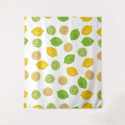 Tenture Motif citron et citron vert (Devant)