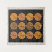 Tenture Motif Citrouille orange (Devant (Horizontal))