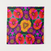 Tenture Motif coloré Daisy Bouquet (Devant (Horizontal))
