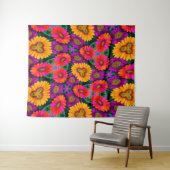 Tenture Motif coloré Daisy Bouquet (En situation (horizontale))