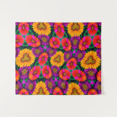 Tenture Motif coloré Daisy Bouquet (Devant (Horizontal))