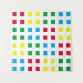 Tenture Motif coloré de géométrie (Devant)
