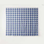 Tenture Motif Coussin de Saphir Bleu (Devant (Horizontal))