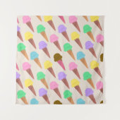 Tenture Motif crème glacée (Devant)