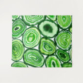 Tenture Motif d'agate verte (Devant (Horizontal))