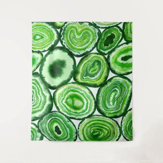 Tenture Motif d'agate verte (Devant)