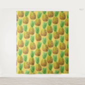Tenture Motif d'aquarelle ananas (Devant)