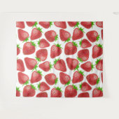 Tenture Motif d'aquarelle de fraises (Devant (Horizontal))