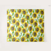 Tenture Motif d'aquarelle des tournesols (Devant (Horizontal))