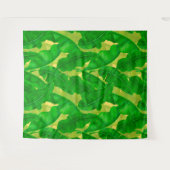 Tenture Motif d'aquarelle feuille Banana (Devant (Horizontal))