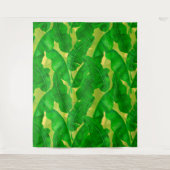 Tenture Motif d'aquarelle feuille Banana (Devant)