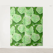 Tenture Motif d'aquarelle Hydrangea (Devant)