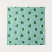 Tenture Motif d'arbre de Noël (Devant (Horizontal))