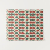 Tenture motif d'arbre de noël (Devant (Horizontal))