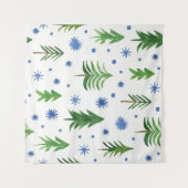 Tenture Motif d'arbre de Noël (Devant (Horizontal))