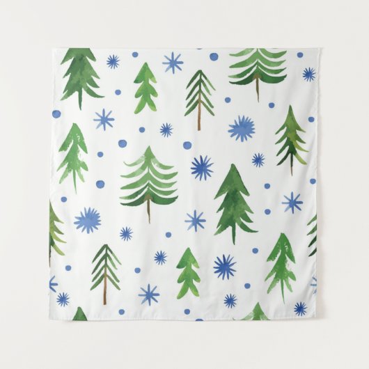 Tenture Motif d'arbre de Noël (Devant)