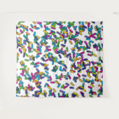 Tenture Motif d'arrosage éparpillé (Devant (Horizontal))