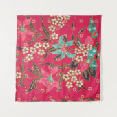 Tenture Motif d'art batik indonésien (Devant (Horizontal))
