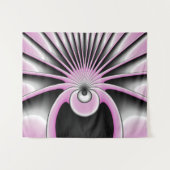 Tenture Motif d'art fractal Abstrait moderne (Devant (Horizontal))