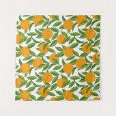 Tenture Motif d'art oranger sans couture. (Devant (Horizontal))