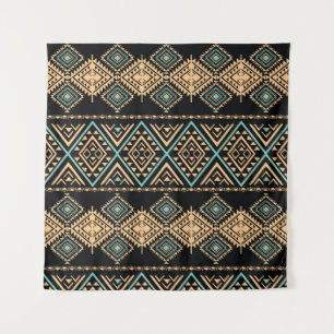 Tenture Motif d'art tribal. Impression géométrique ethniqu