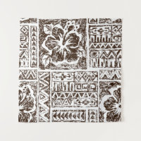 Motif d'art tropical autochtone hawaïen